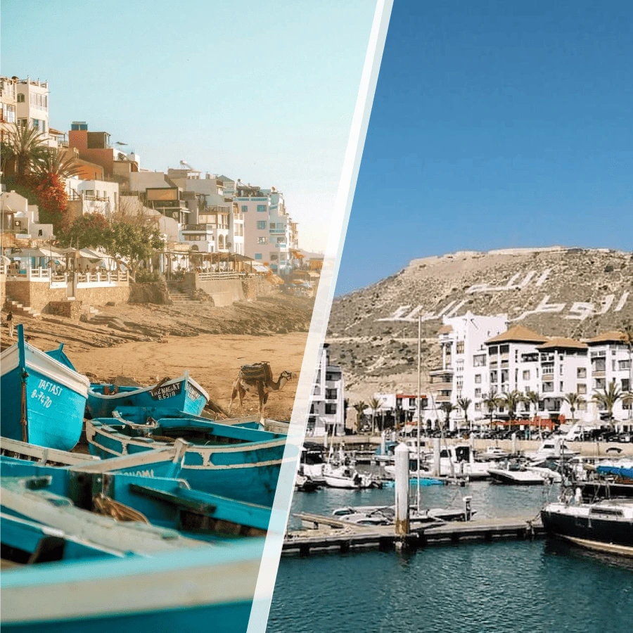 Taxi Agadir Taghazout – Transfert privé vers Taghazout Bay